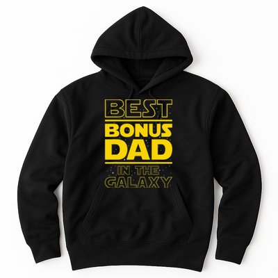 Best Bonus Dad In The Galaxy Stepfather Stepdad Grandpa Hoodie