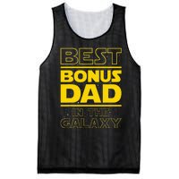 Best Bonus Dad In The Galaxy Stepfather Stepdad Grandpa Mesh Reversible Basketball Jersey Tank