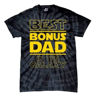 Best Bonus Dad In The Galaxy Stepfather Stepdad Grandpa Tie-Dye T-Shirt