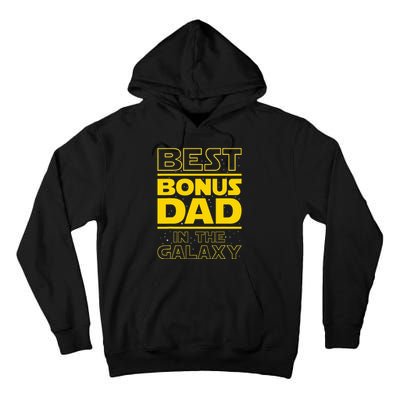 Best Bonus Dad In The Galaxy Stepfather Stepdad Grandpa Tall Hoodie