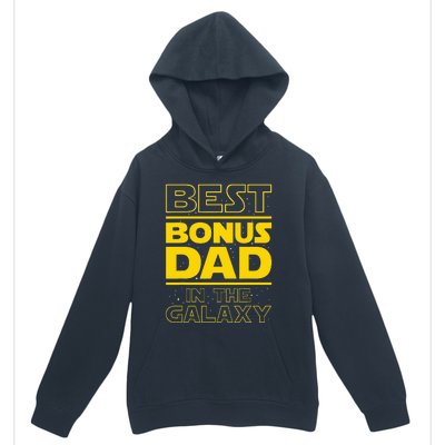 Best Bonus Dad In The Galaxy Stepfather Stepdad Grandpa Urban Pullover Hoodie