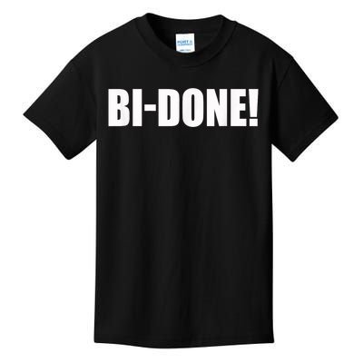 Bidone Biden Done Biden Stops The Presidential Campaign Kids T-Shirt