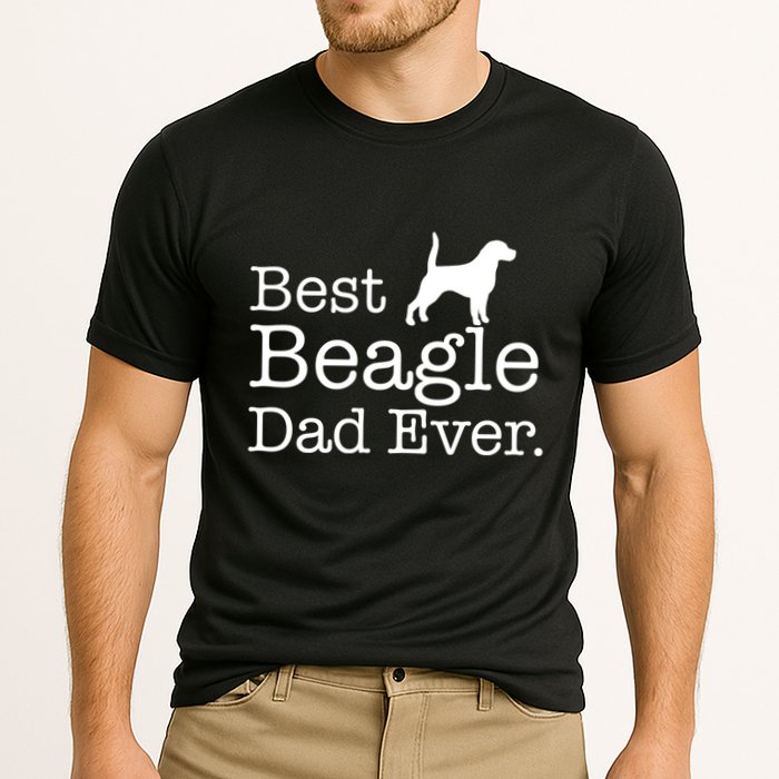 Best Beagle Dad Ever Beagle Funny Gift Beagle Lovers Gift Cooling Performance Crew T-Shirt