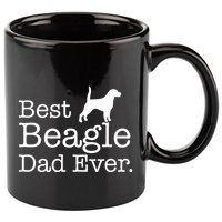 Best Beagle Dad Ever Beagle Funny Gift Beagle Lovers Gift 11oz C Handle Ceramic Mug