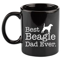 Best Beagle Dad Ever Beagle Funny Gift Beagle Lovers Gift 11oz C Handle Ceramic Mug