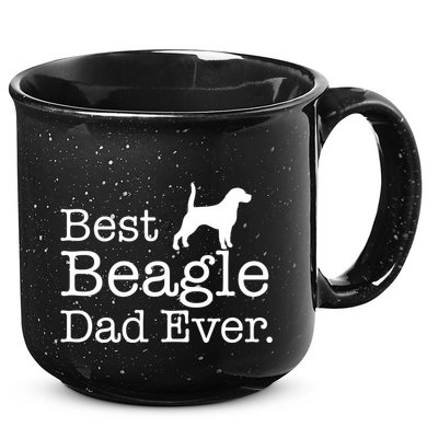Best Beagle Dad Ever Beagle Funny Gift Beagle Lovers Gift 15oz Campfire Ceramic Mug