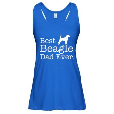 Best Beagle Dad Ever Beagle Funny Gift Beagle Lovers Gift Ladies Essential Flowy Tank