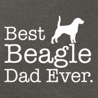 Best Beagle Dad Ever Beagle Funny Gift Beagle Lovers Gift Cotton Canvas Backpack