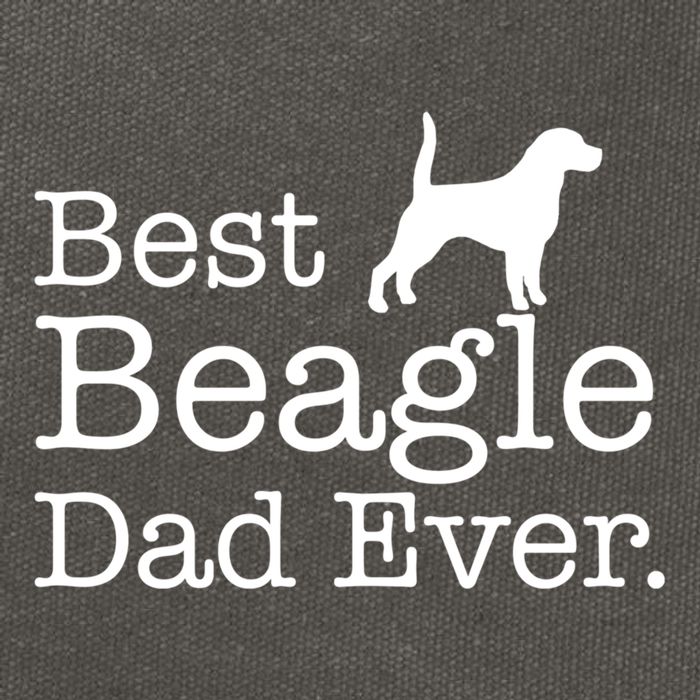 Best Beagle Dad Ever Beagle Funny Gift Beagle Lovers Gift Cotton Canvas Backpack