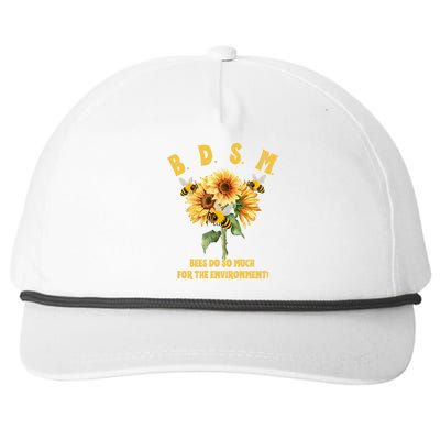 Bdsm Bees Do So Much For The Environment Snapback Five-Panel Rope Hat