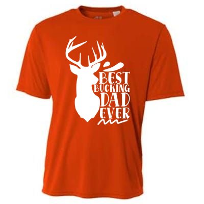 Best Bucking Dad Ever Hunting Father’s Day Deer Hunter Gift Cooling Performance Crew T-Shirt