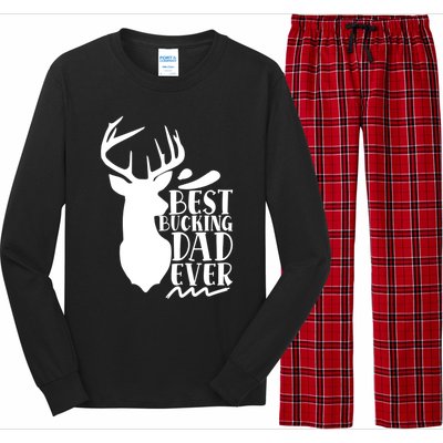 Best Bucking Dad Ever Hunting Father’s Day Deer Hunter Gift Long Sleeve Pajama Set