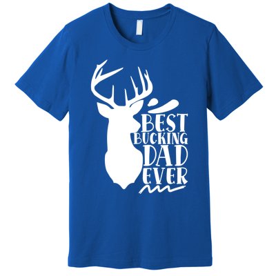 Best Bucking Dad Ever Hunting Father’s Day Deer Hunter Gift Premium T-Shirt