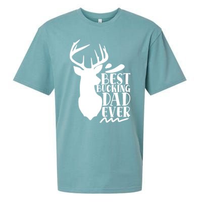 Best Bucking Dad Ever Hunting Father’s Day Deer Hunter Gift Sueded Cloud Jersey T-Shirt