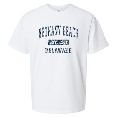 Bethany Beach Delaware De Vintage Sports Sueded Cloud Jersey T-Shirt