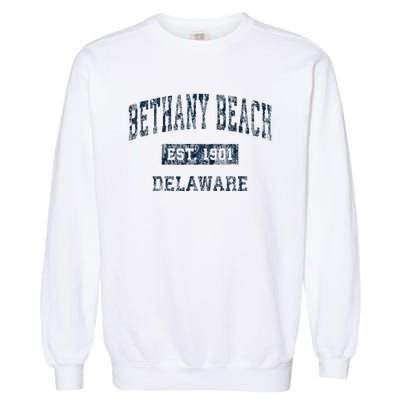 Bethany Beach Delaware De Vintage Sports Garment-Dyed Sweatshirt