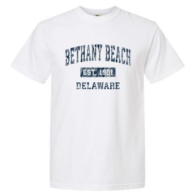 Bethany Beach Delaware De Vintage Sports Garment-Dyed Heavyweight T-Shirt