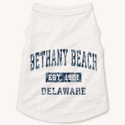 Bethany Beach Delaware De Vintage Sports Doggie Tank