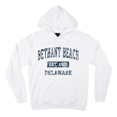 Bethany Beach Delaware De Vintage Sports Hoodie