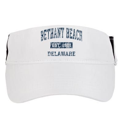 Bethany Beach Delaware De Vintage Sports Adult Drive Performance Visor