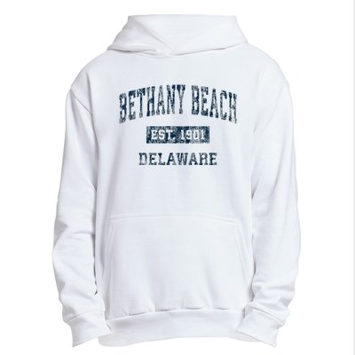 Bethany Beach Delaware De Vintage Sports Urban Pullover Hoodie