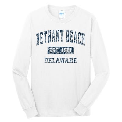 Bethany Beach Delaware De Vintage Sports Tall Long Sleeve T-Shirt