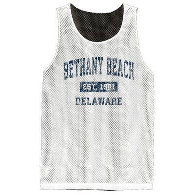 Bethany Beach Delaware De Vintage Sports Mesh Reversible Basketball Jersey Tank