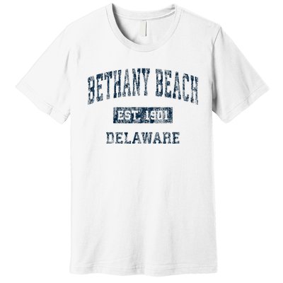 Bethany Beach Delaware De Vintage Sports Premium T-Shirt