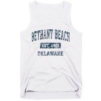 Bethany Beach Delaware De Vintage Sports Tank Top