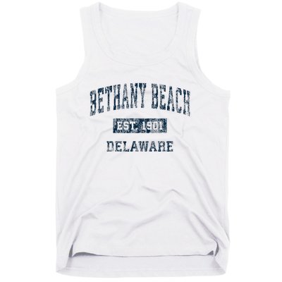 Bethany Beach Delaware De Vintage Sports Tank Top