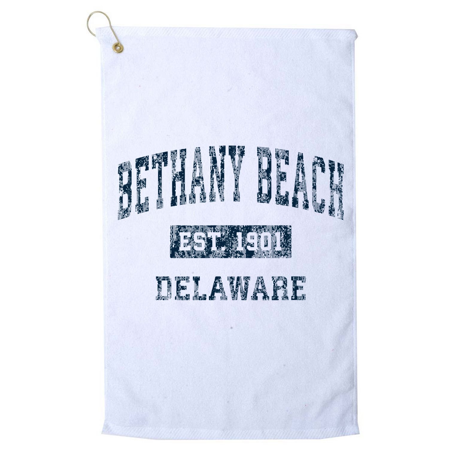 Bethany Beach Delaware De Vintage Sports Golf Towel