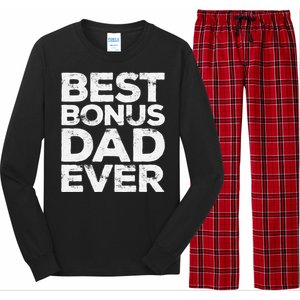 Best Bonus Dad Ever Fathers Day Long Sleeve Pajama Set