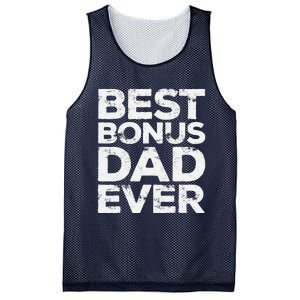 Best Bonus Dad Ever Fathers Day Mesh Reversible Basketball Jersey Tank