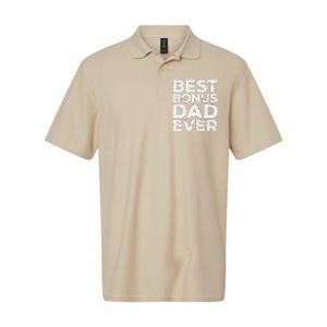 Best Bonus Dad Ever Fathers Day Softstyle Adult Sport Polo