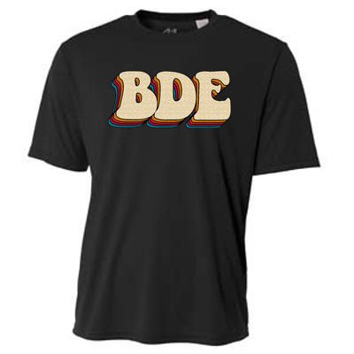 BDE Big Dick Energy Retro Style Cooling Performance Crew T-Shirt