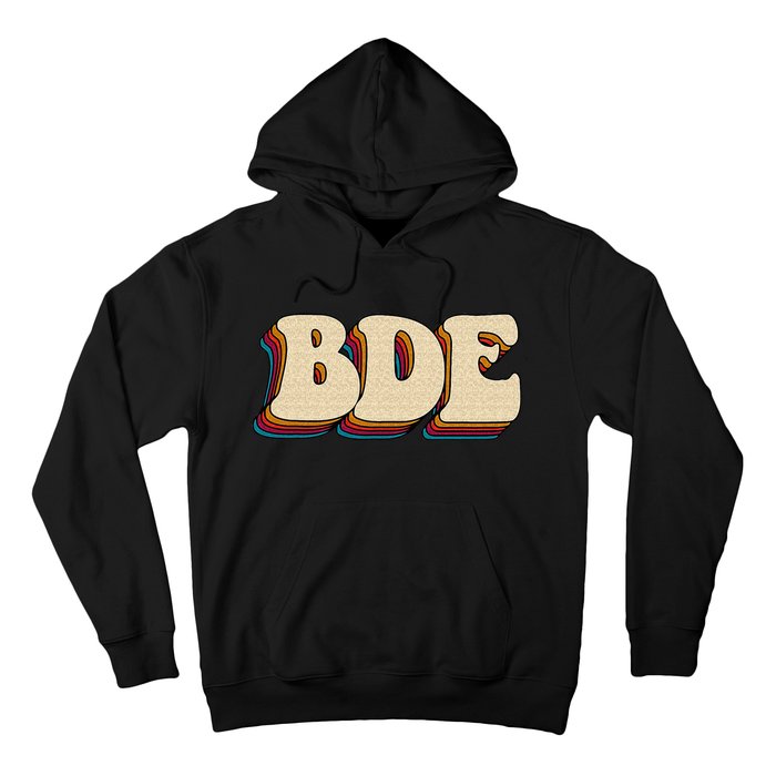 BDE Big Dick Energy Retro Style Hoodie