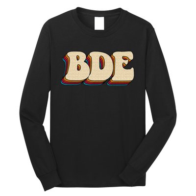 BDE Big Dick Energy Retro Style Long Sleeve Shirt