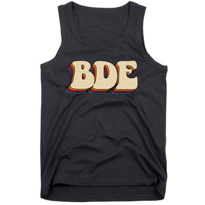 BDE Big Dick Energy Retro Style Tank Top