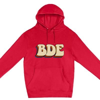 BDE Big Dick Energy Retro Style Premium Pullover Hoodie