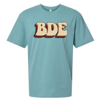 BDE Big Dick Energy Retro Style Sueded Cloud Jersey T-Shirt