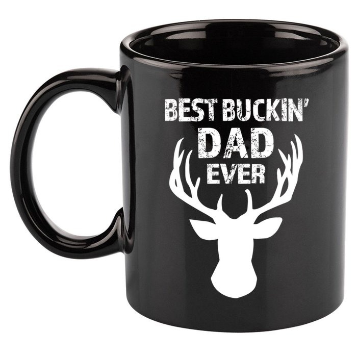 Best Buckin Dad Ever S Funny Gift 11oz C Handle Ceramic Mug