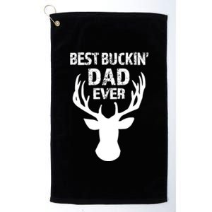 Best Buckin Dad Ever S Funny Gift Platinum Collection Golf Towel