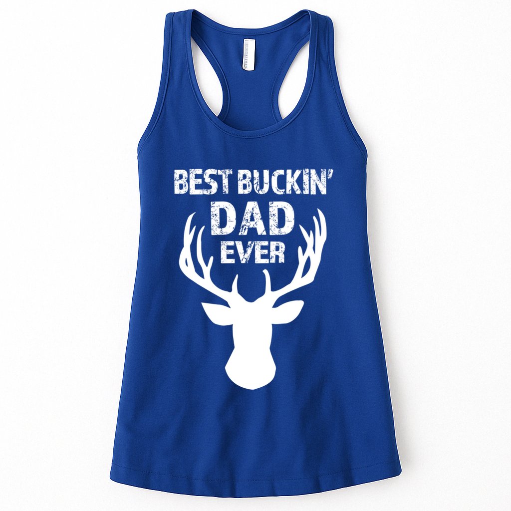 Best Buckin Dad Ever S Funny Gift Womens Tank Top