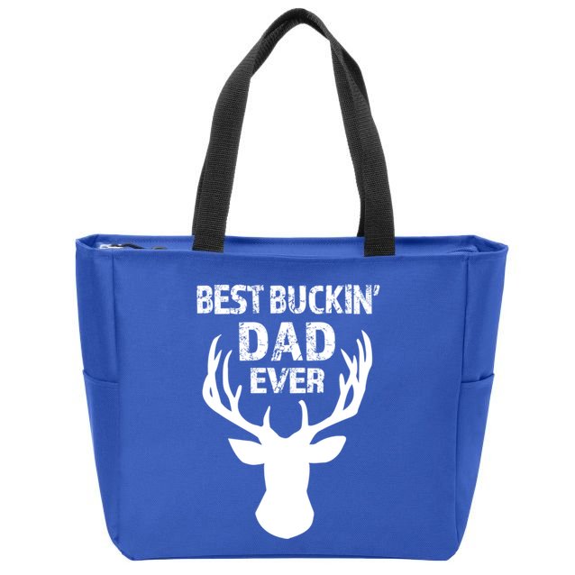Best Buckin Dad Ever S Funny Gift Zip Tote Bag