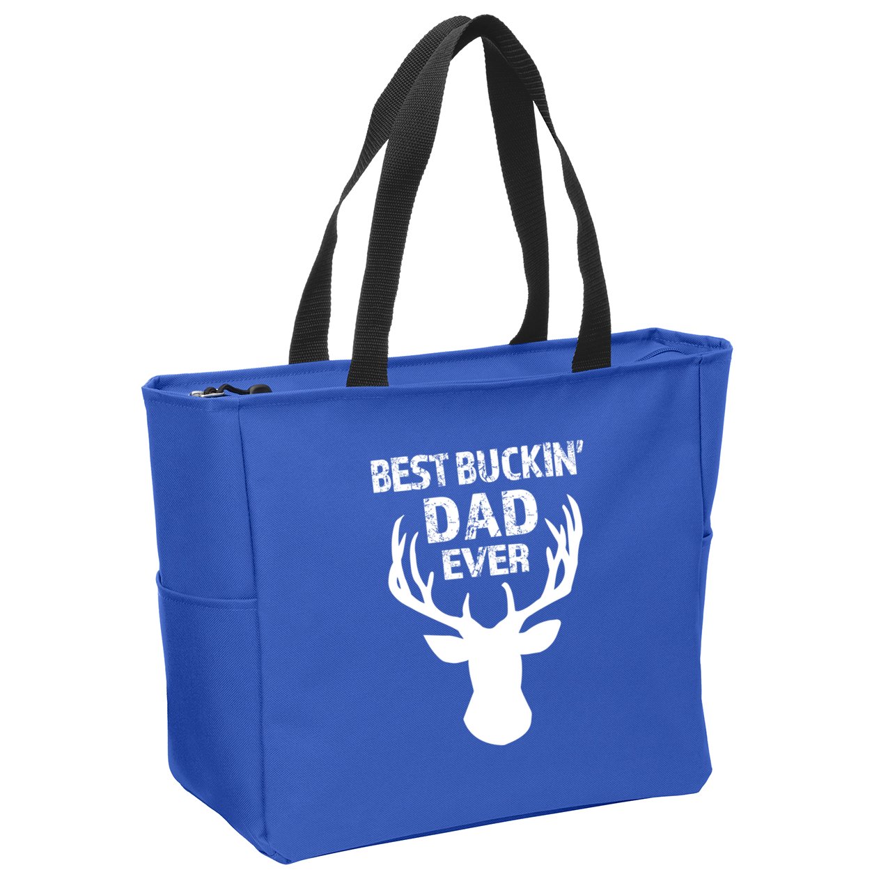 Best Buckin Dad Ever S Funny Gift Zip Tote Bag