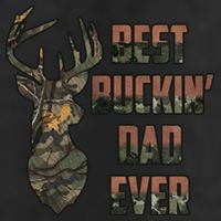 Best Buckin Dad Ever Father's Day Gift 7 Panel Mesh Trucker Snapback Hat