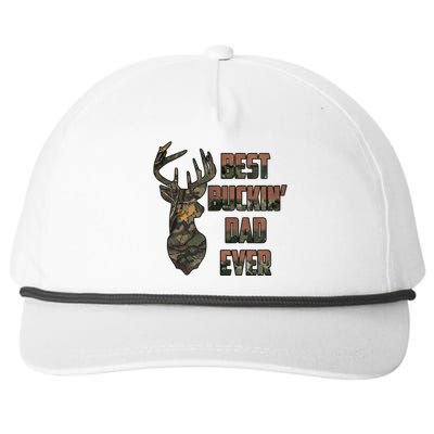 Best Buckin Dad Ever Father's Day Gift Snapback Five-Panel Rope Hat