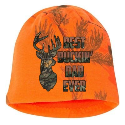 Best Buckin Dad Ever Father's Day Gift Kati - Camo Knit Beanie