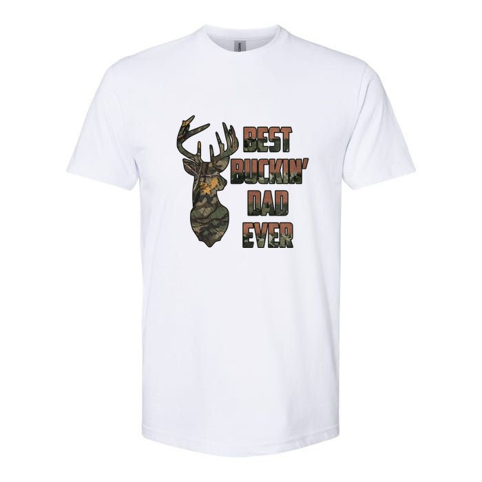 Best Buckin Dad Ever Father's Day Gift Softstyle CVC T-Shirt