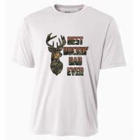 Best Buckin Dad Ever Father's Day Gift Cooling Performance Crew T-Shirt